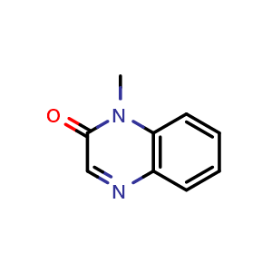 Chemical structure of 1-methyl-2(1H)-Quinoxalinone , CAS 6479-18-1, AChemBlock W167294
