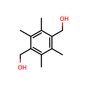 Chemical structure of 3,6-Bis(hydroxymethyl)durene , CAS 7522-62-5, AChemBlock W167341
