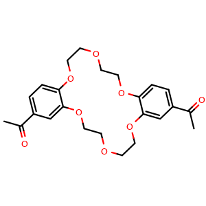1,1'-(6,7,9,10,17,18,20,21-Octahydrodibenzo[b,k][1,4,7,10,13,16]hexaoxacyclooctadecine-2 ,14-diyl)bis(ethan-1-one)