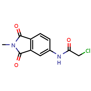 2-chloro-N-(2-methyl-1,3-dioxo-2,3-dihydro-1H-isoindol-5-yl)acetamide