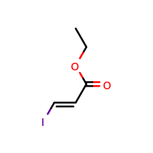 Chemical structure of (E)-Ethyl 3-iodoacrylate , CAS 31930-37-7, AChemBlock W167412