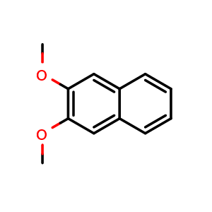 Chemical structure of 2,3-Dimethoxynaphthalene , CAS 10103-06-7, AChemBlock W167448
