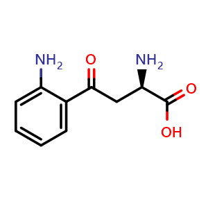 Chemical structure of D-Kynurenine , CAS 13441-51-5, AChemBlock W167503