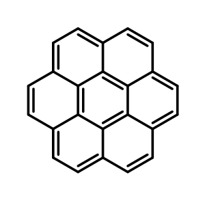 Chemical structure of Coronene , CAS 191-07-1, AChemBlock W167605