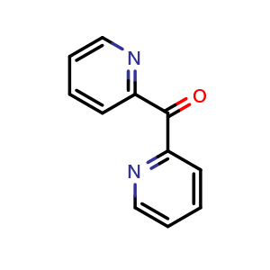 Chemical structure of bis(2-pyridyl)methanone , CAS 19437-26-4, AChemBlock W167608