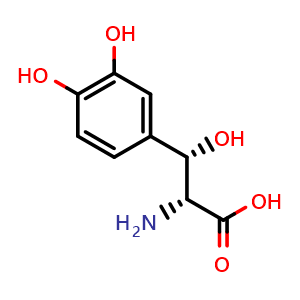 Chemical structure of Droxidopa , CAS 23651-95-8, AChemBlock W167643
