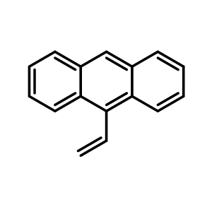 Chemical structure of 9-Vinylanthracene , CAS 2444-68-0, AChemBlock W167661