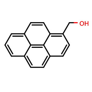 Chemical structure of Pyren-1-ylmethanol , CAS 24463-15-8, AChemBlock W167662