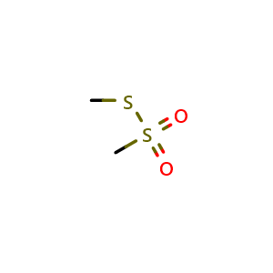 Chemical structure of (Methanesulfonylsulfanyl)methane , CAS 2949-92-0, AChemBlock W167698
