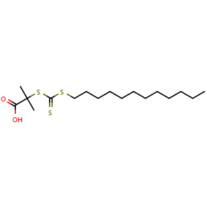 2-(((Dodecylthio)carbonothioyl)thio)-2-methylpropanoic acid