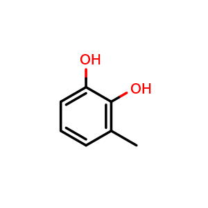 Chemical structure of 3-Methylcatechol , CAS 488-17-5, AChemBlock W167816