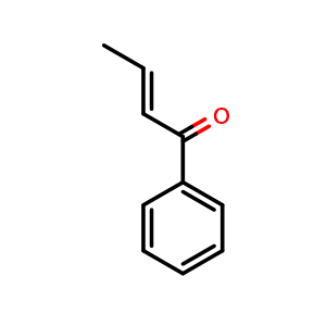 Chemical structure of (E)-1-Phenylbut-2-en-1-one , CAS 35845-66-0, AChemBlock W167819