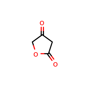 Chemical structure of Furan-2,4(3H,5H)-dione , CAS 4971-56-6, AChemBlock W167822