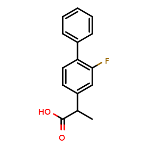 Chemical structure of Flurbiprofen , CAS 5104-49-4, AChemBlock W167839