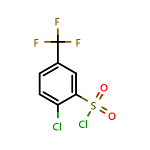 2-Chloro-5-(trifluoromethyl)benzene-1-sulfonyl chloride
