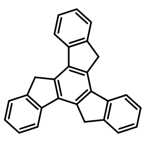Chemical structure of 10,15-Dihydro-5H-diindeno[1,2-a:1',2'-c]fluorene , CAS 548-35-6, AChemBlock W167870