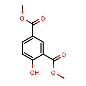 Chemical structure of Dimethyl 4-hydroxyisophthalate , CAS 5985-24-0, AChemBlock W167901