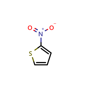 Chemical structure of 2-Nitrothiophene , CAS 609-40-5, AChemBlock W167914