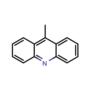 Chemical structure of 9-Methylacridine , CAS 611-64-3, AChemBlock W167915