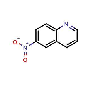 Chemical structure of 6-Nitroquinoline , CAS 613-50-3, AChemBlock W167920
