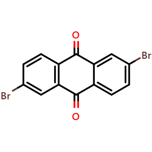 Chemical structure of 2,6-Dibromoanthracene-9,10-dione , CAS 633-70-5, AChemBlock W167931