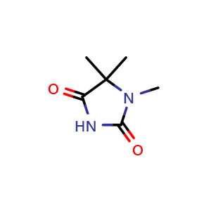 Chemical structure of 1,5,5-Trimethylhydantoin , CAS 6851-81-6, AChemBlock W167963