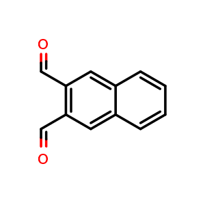 Chemical structure of Naphthalene-2,3-dicarbaldehyde , CAS 7149-49-7, AChemBlock W167990