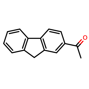 Chemical structure of 1-(9H-Fluoren-2-yl)ethanone , CAS 781-73-7, AChemBlock W168020