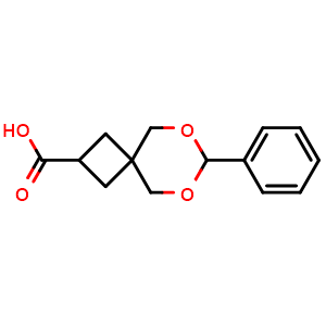 7-Phenyl-6,8-dioxaspiro[3 5]nonane-2-carboxylic acid
