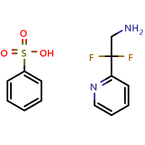 2,2-Difluoro-2-(pyridin-2-yl)ethanamine benzenesulfonate
