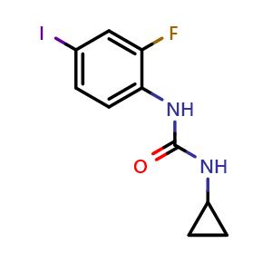 1-Cyclopropyl-3-(2-fluoro-4-iodophenyl)urea