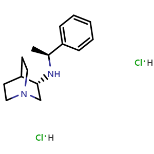 [S-(R,S)]-(+)-N-(1-Phenylethyl)-1-Azabicyclo[2 2 2]Octan-3-Amine dihydrochloride