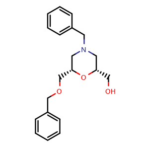 ((2R,6S)-4-benzyl-6-(benzyloxymethyl)morpholin-2-yl)methanol