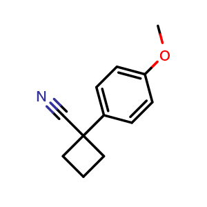 1-(4-Methoxyphenyl)cyclobutanecarbonitrile