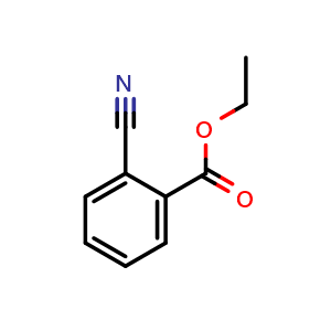 Chemical structure of Ethyl 2-cyanobenzoate , CAS 6525-45-7, AChemBlock W168355