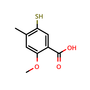 5-Mercapto-2-methoxy-4-methylbenzoic acid