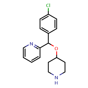 2-[(4-Chlorophenyl)(4-piperidinyloxy)methyl]pyridine