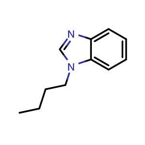 Chemical structure of N-Butylbenzimidazole , CAS 4886-30-0, AChemBlock W168796