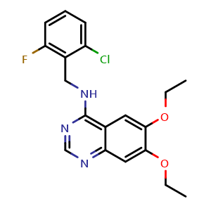 N-(2-chloro-6-fluorobenzyl)-6,7-diethoxyquinazolin-4-amine