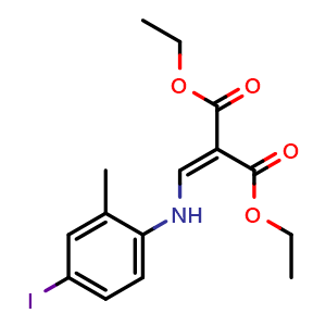 Diethyl 2-((4-iodo-2-methylphenylamino)methylene)malonate