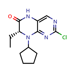 (7R)-2-chloro-8-cyclopentyl-7-ethyl-5,7-dihydropteridin-6-one