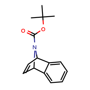 Chemical structure of 7-tert-Butoxycarbonyl-2,3-benzo-7-azabicyclo[2 2 1]hepta-2,5-diene , CAS 5176-28-3, AChemBlock W168970