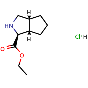 ethyl (3S,3aS,6aR)-1,2,3,3a,4,5,6,6a-octahydrocyclopenta[c]pyrrole-3-carboxylate hydrochloride