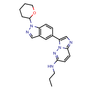 N-propyl-3-(1-(tetrahydro-2H-pyran-2-yl)-1H-indazol-5-yl)imidazo[1,2-b]pyridazin-6-amine