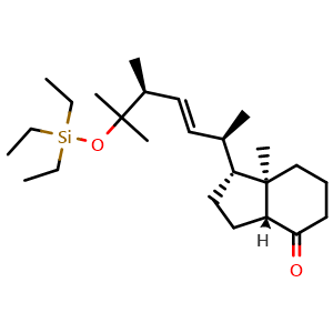 (1R,3aR,7aR)-1-((2R,5S,E)-5,6-dimethyl-6-((triethylsilyl)oxy)hept-3-en-2-yl)-7a-methylhexahydro-1H-inden-4(2H)-one