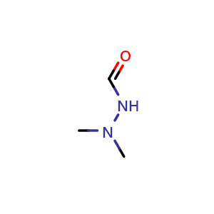 Chemical structure of N',N'-Dimethylformohydrazide , CAS 3298-49-5, AChemBlock W169145