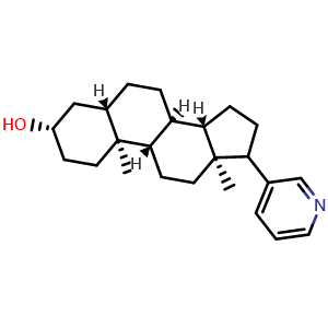 (3S,5S,8R,9S,10S,13S,14S)-10,13-dimethyl-17-(pyridin-3-yl)hexadecahydro-1H-cyclopenta[a]phenanthren-3-ol