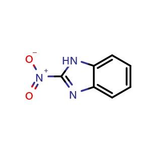 Chemical structure of 2-Nitro-1H-benzo[d]imidazole , CAS 5709-67-1, AChemBlock W169358