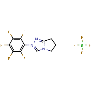 2-(Perfluorophenyl)-6,7-dihydro-5H-pyrrolo[2,1-c][1,2,4]triazol-2-ium tetrafluoroborate