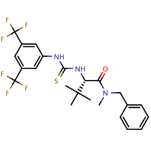 (S)-N-Benzyl-2-(3-(3,5-bis(trifluoromethyl)phenyl)thioureido)-N,3,3-trimethylbutanamide